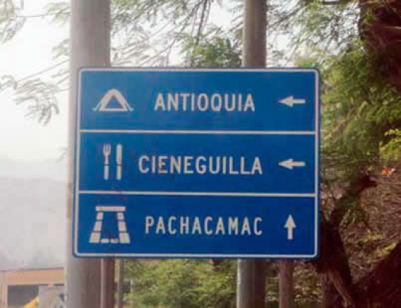 SEÑALIZACIÓN TURÍSTICA DE ACCESO A LA CUENCA MEDIA Y BAJA DEL VALLE DEL RÍO LURÍN.