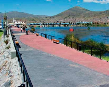 CONSTRUCCIÓN DEL MALECÓN ECOTURÍSTICO DE LA BAHÍA INTERIOR DE PUNO DEL LAGO TITICACA.